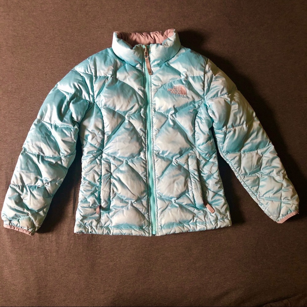North Face girls 550 puffer jacket